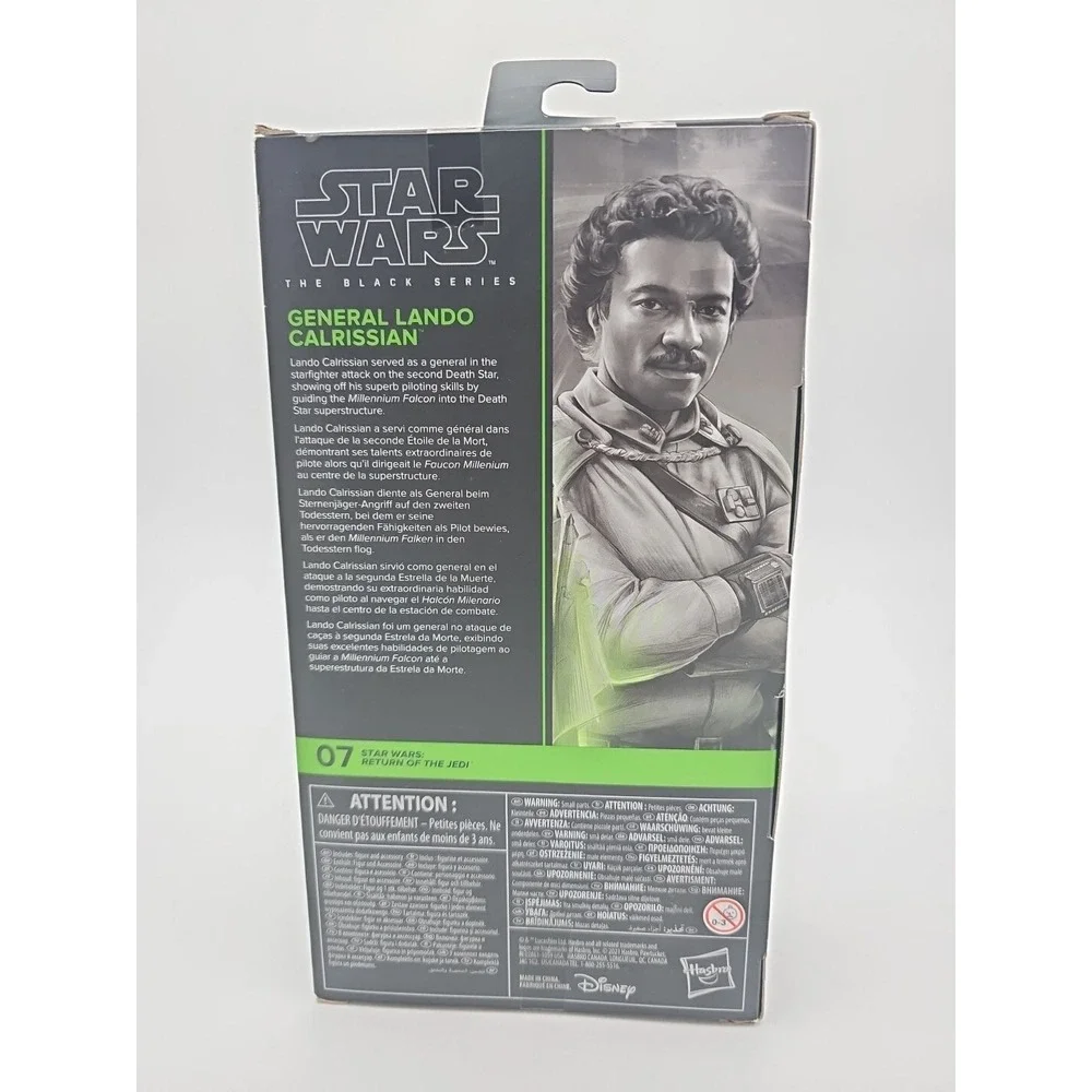 Star Wars General Lando Calrissian Figure Hasbro Black Series 6